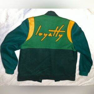 Loyalty Club Green “Loyalty” Varsity Jacket